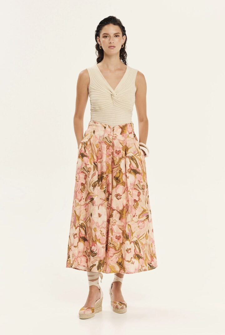 KOURBELA - Knit Sleeveless Top – Seashells