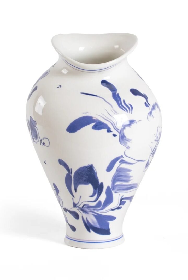 SELETTI - Classics on acid - FLORAL DELFT vase